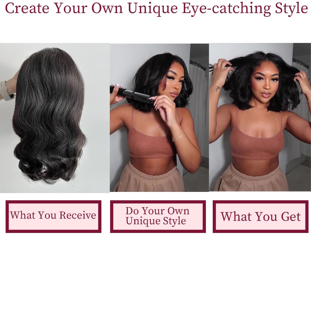 YINGRUN black women human hair wig provides versatile dyeing and restyling options