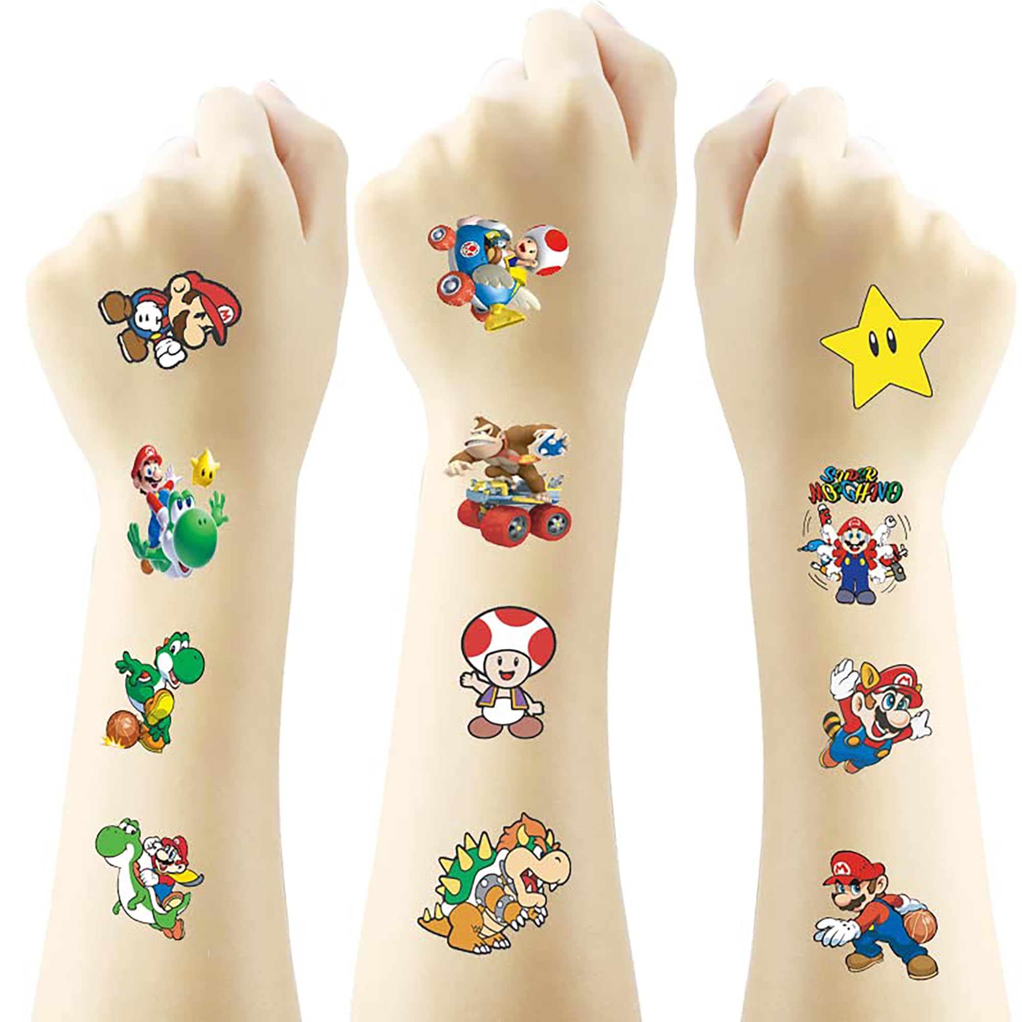 YINGXIANG kids party tattoos with colorful designs ideal for party favors.