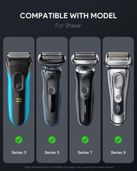 Inside view of the Yinke case with Braun razor securely placed