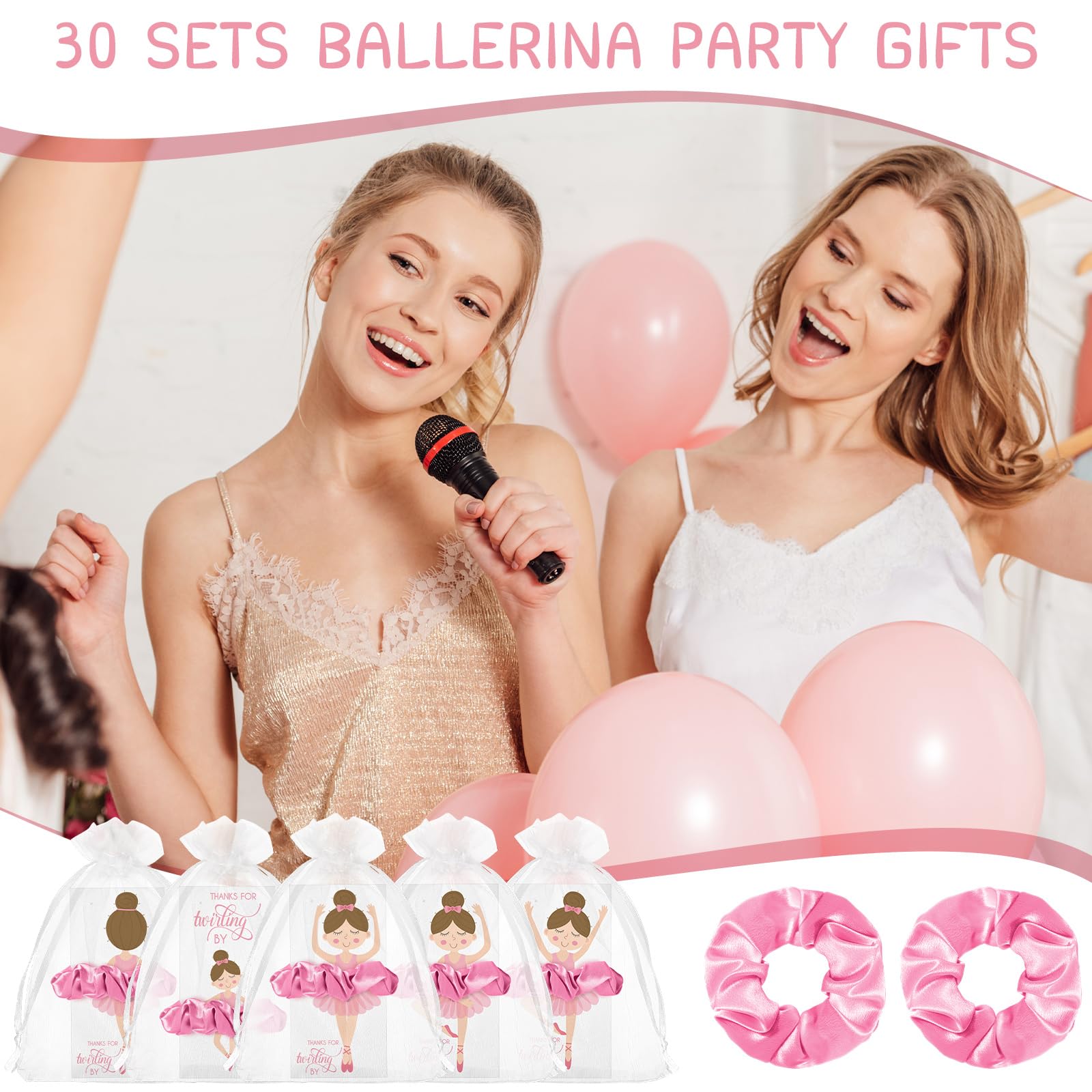 Yinkin dance party packaging idea for birthday or recital favors.