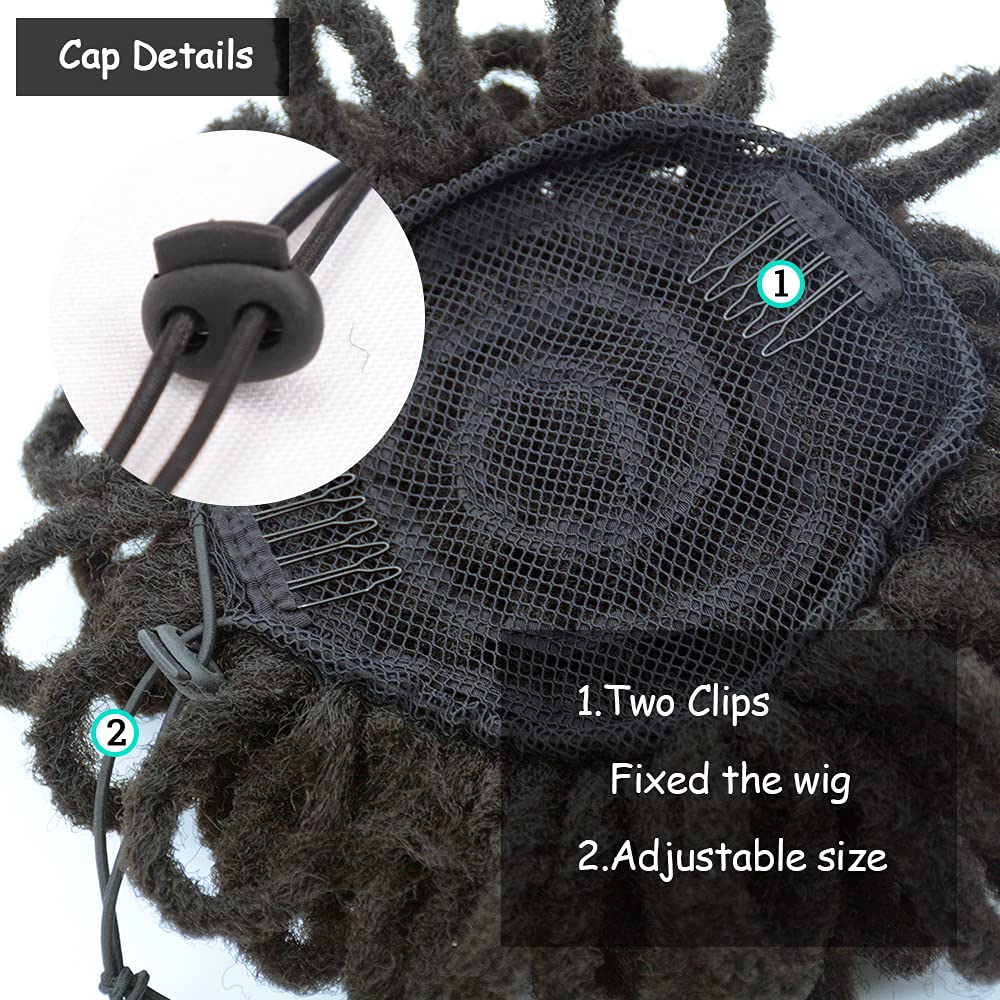 Yinmei Baibian Afro loc petal bun adds texture and volume.