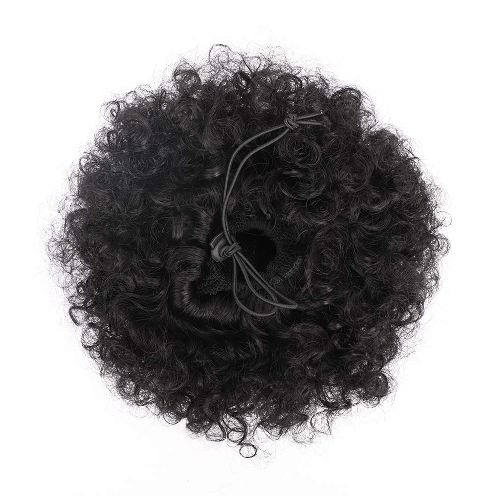Yinmei Baibian black color blends with natural hair for seamless style.