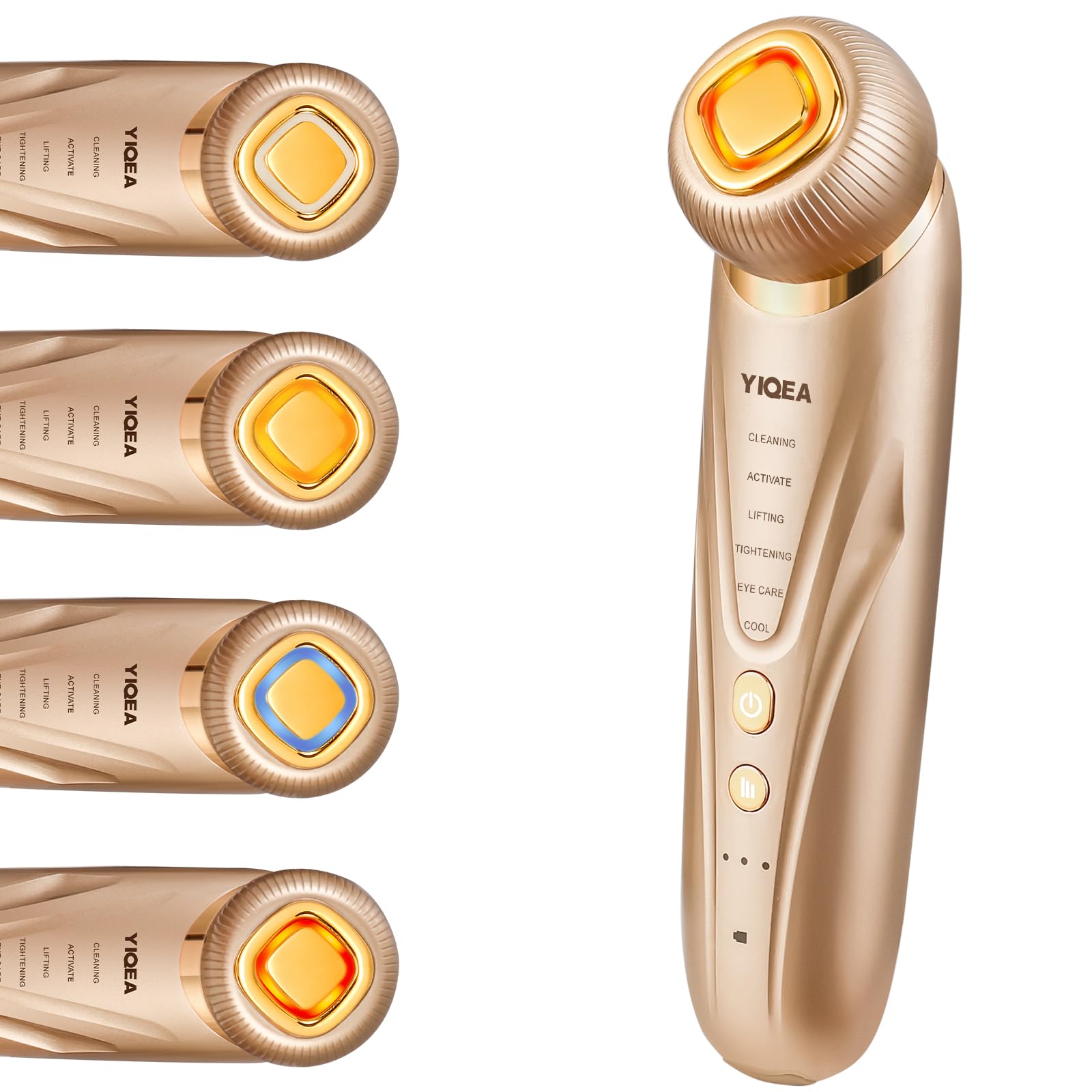 YIQEA facial massager 6in1 lift-contour for firmer facial contours and radiant skin.