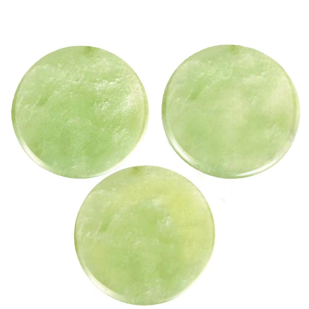 YiQiYi jade stone pallet for lash extensions extends glue drying time for better control.