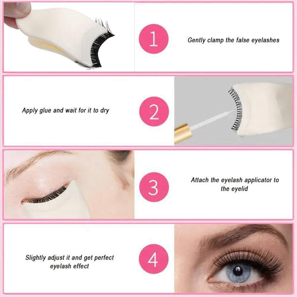YiQiYi precise lash placement tool supports accurate alignment of false lashes.