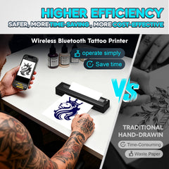 YIRIGUI printer connected via Bluetooth for seamless workflow anywhere.