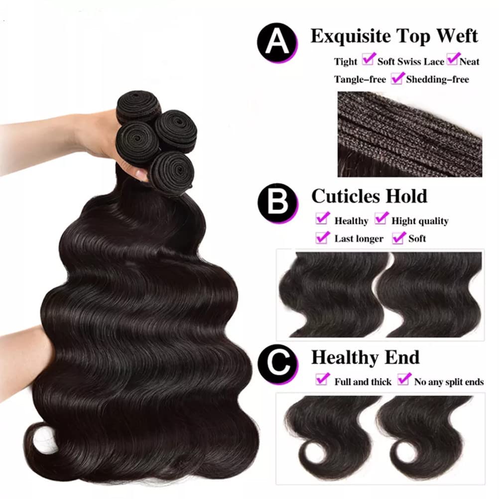 YISEA Remy hair with silky softness and natural movement.