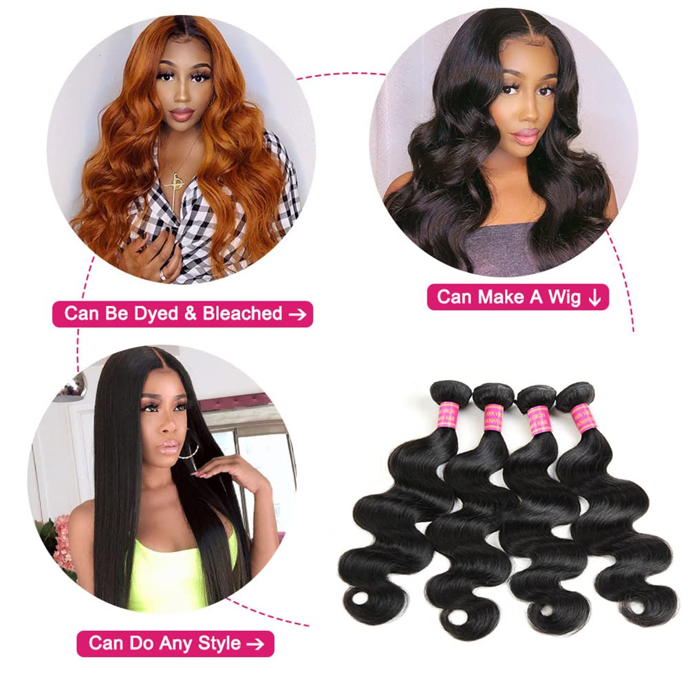 YISEA natural color bundles blend easily with your own shade.