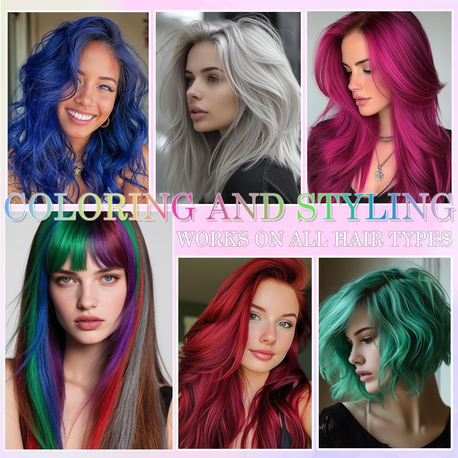 Yishifa easy washout hair color shown for simple removal