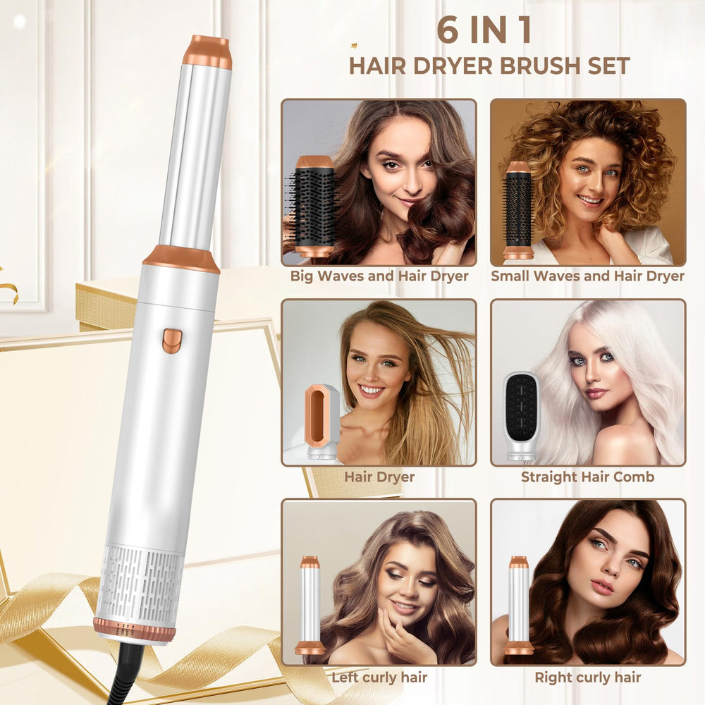 Yitrust oval hot air brush close-up highlighting smooth finish and ergonomic handle