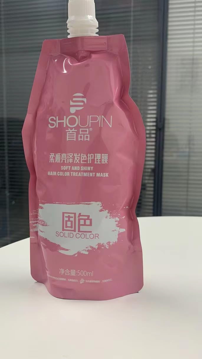 YIZHONG Hair Color Treatment Mask delivers shine and detangling after use.