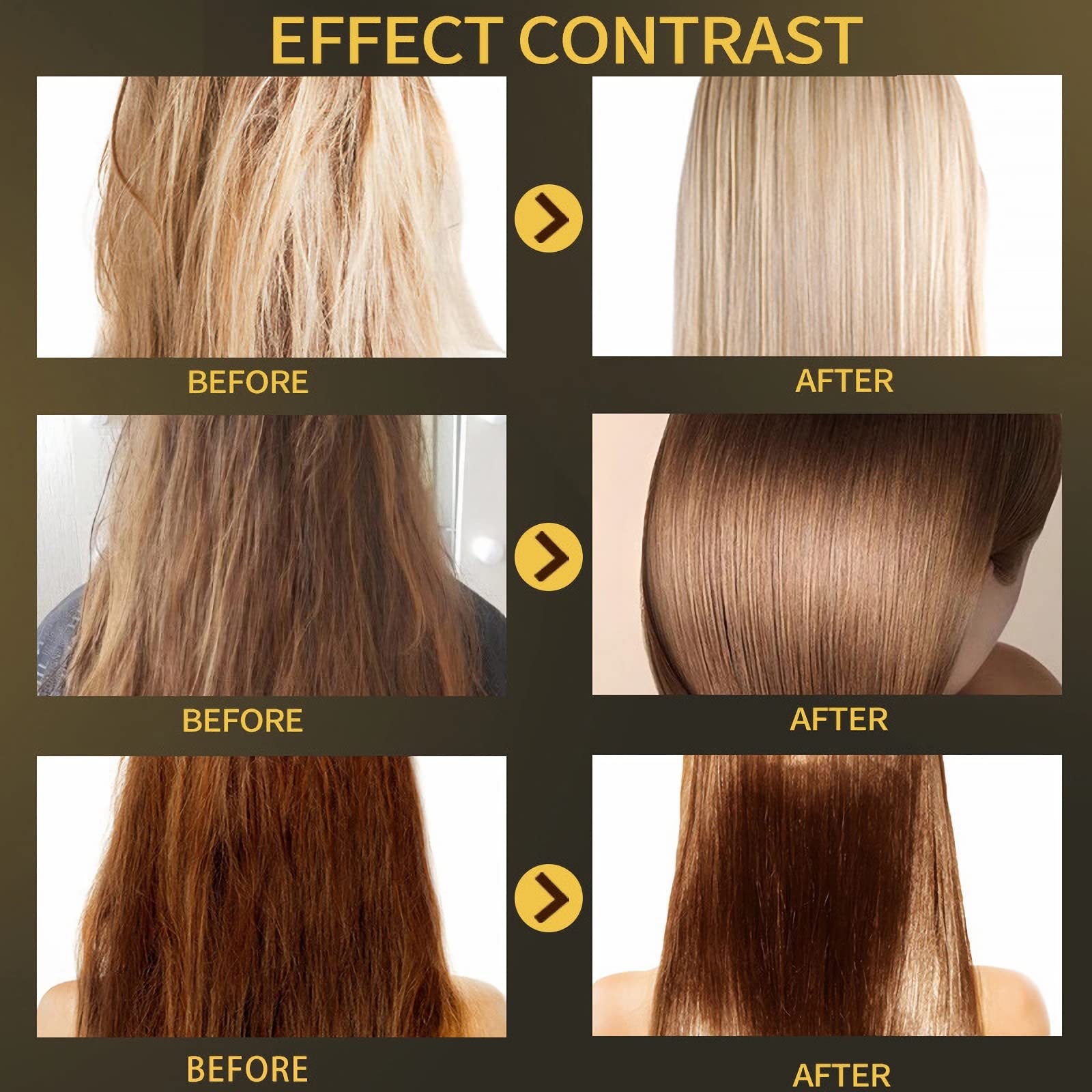 YIZHONG Hair Color Treatment Mask hydrolyzed vegetable protein promotes moisture.