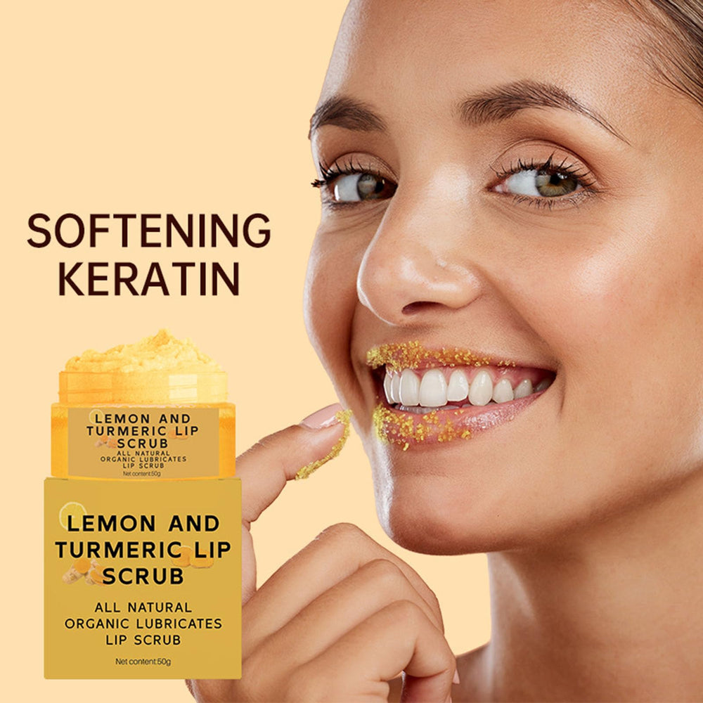 YJLYQF exfoliating-particles buff lips for a refreshed, clean feel.