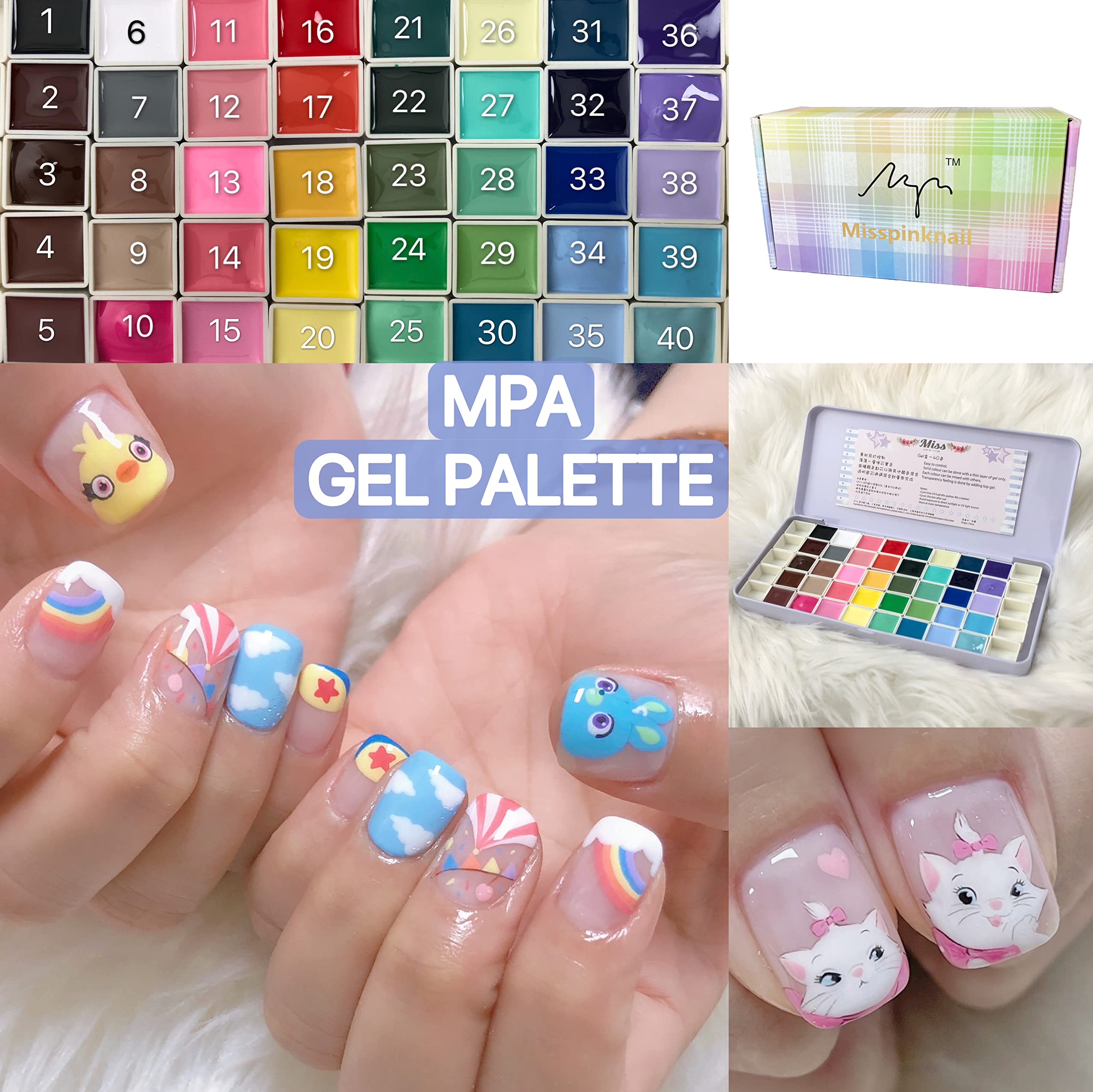 YJMyujimi gel cubes with putter ready for easy pouring and precise fills