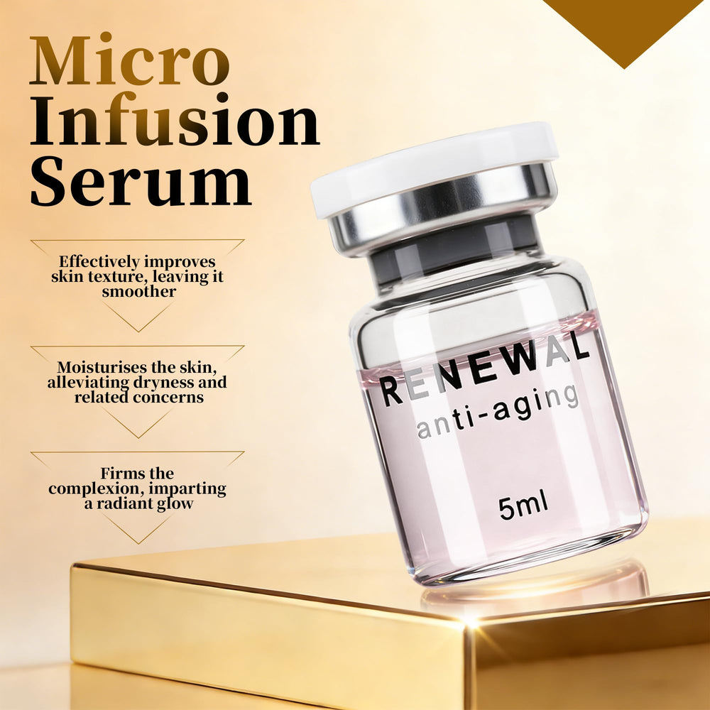 YJOO serum applicator with 0.25mm needles delivers gentle home-use infusions.