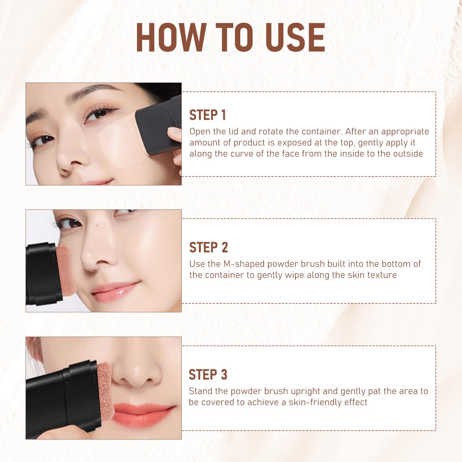 YJW Flawless Eraser shade 02 swatch on skin to check tone