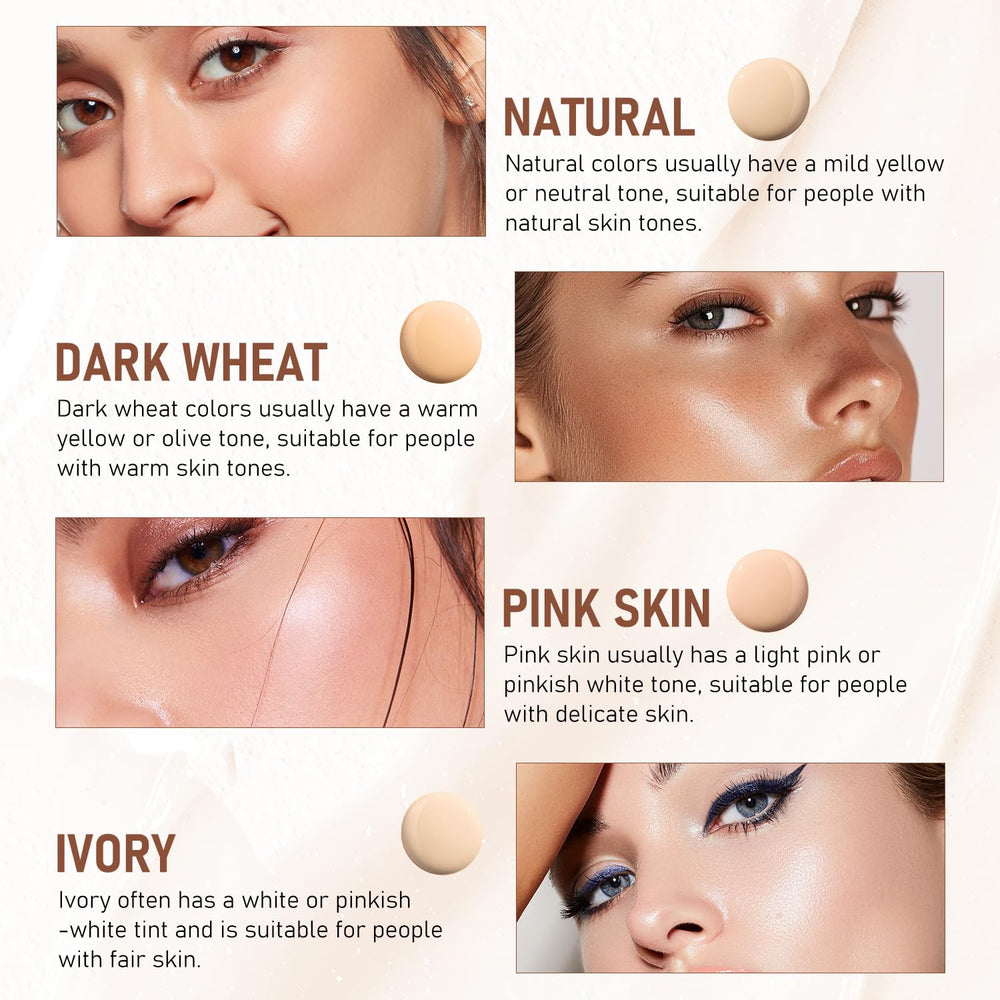Waterproof matte finish helps makeup stay fresh all day