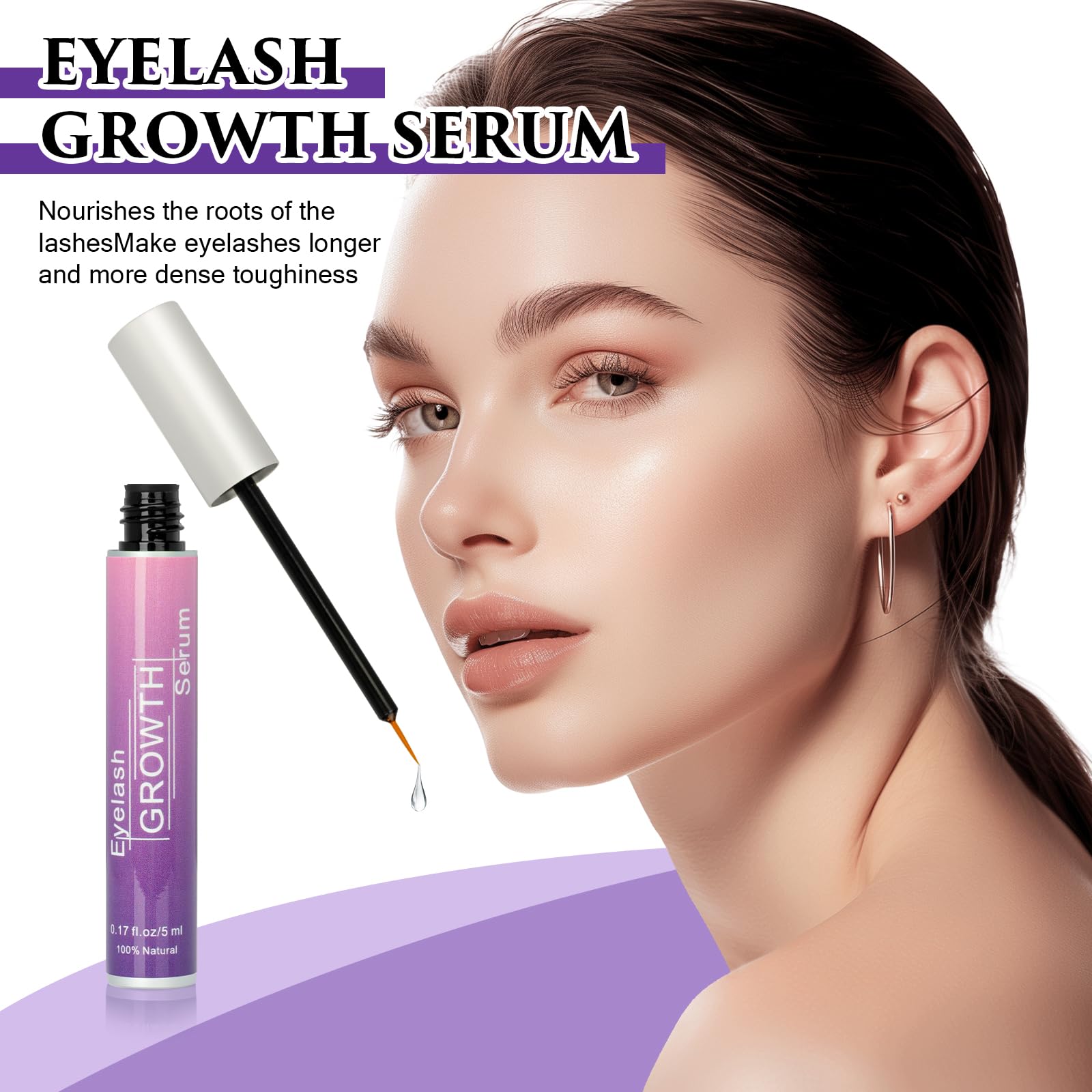 Ykimoe serum packaging front showcasing 5ml bottle.