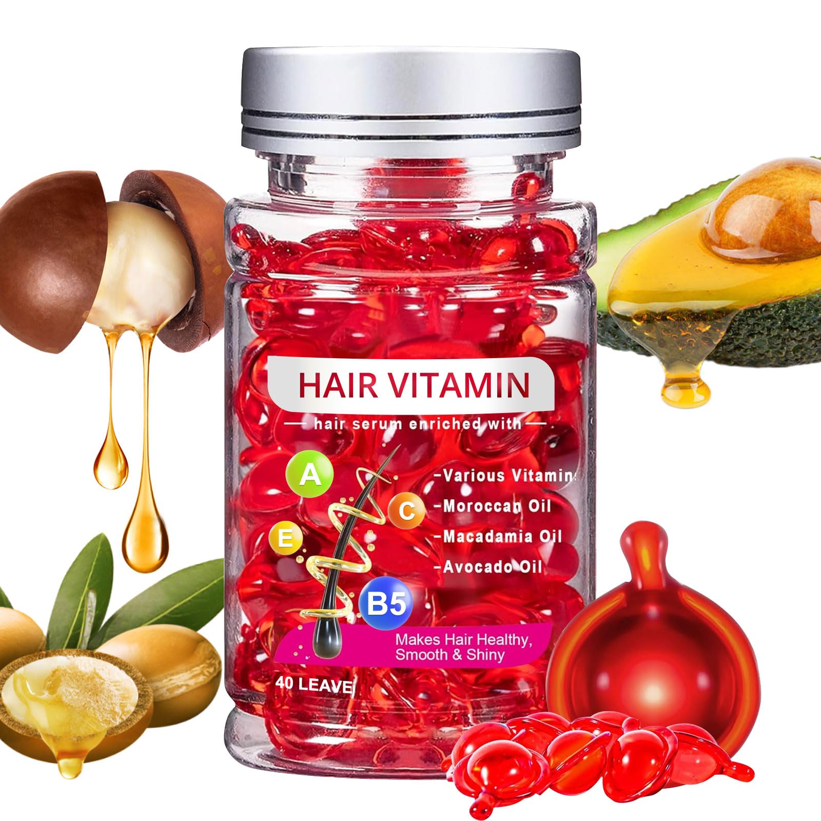 YKJHCSL No Rinse Serum bottle showcases silky, manageable hair.