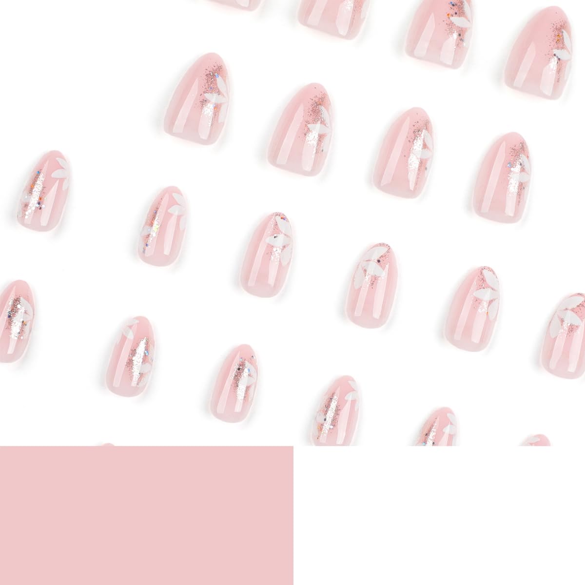 YKZFUI jelly-glue press-ons for reusable styling with glue-on ease.