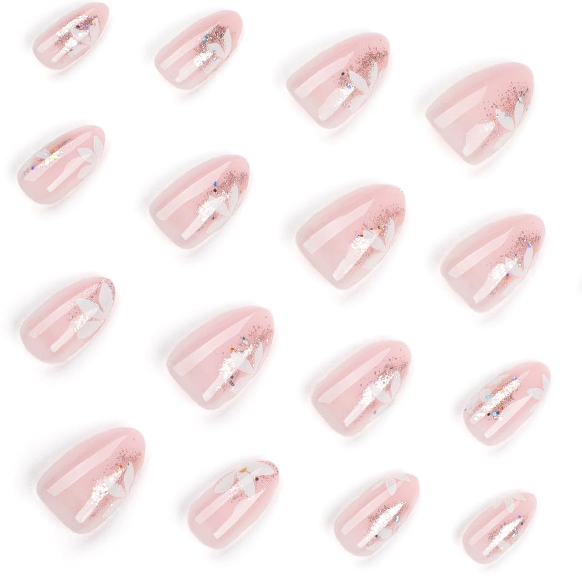 YKZFUI short square press-on nails for comfortable everyday wear.