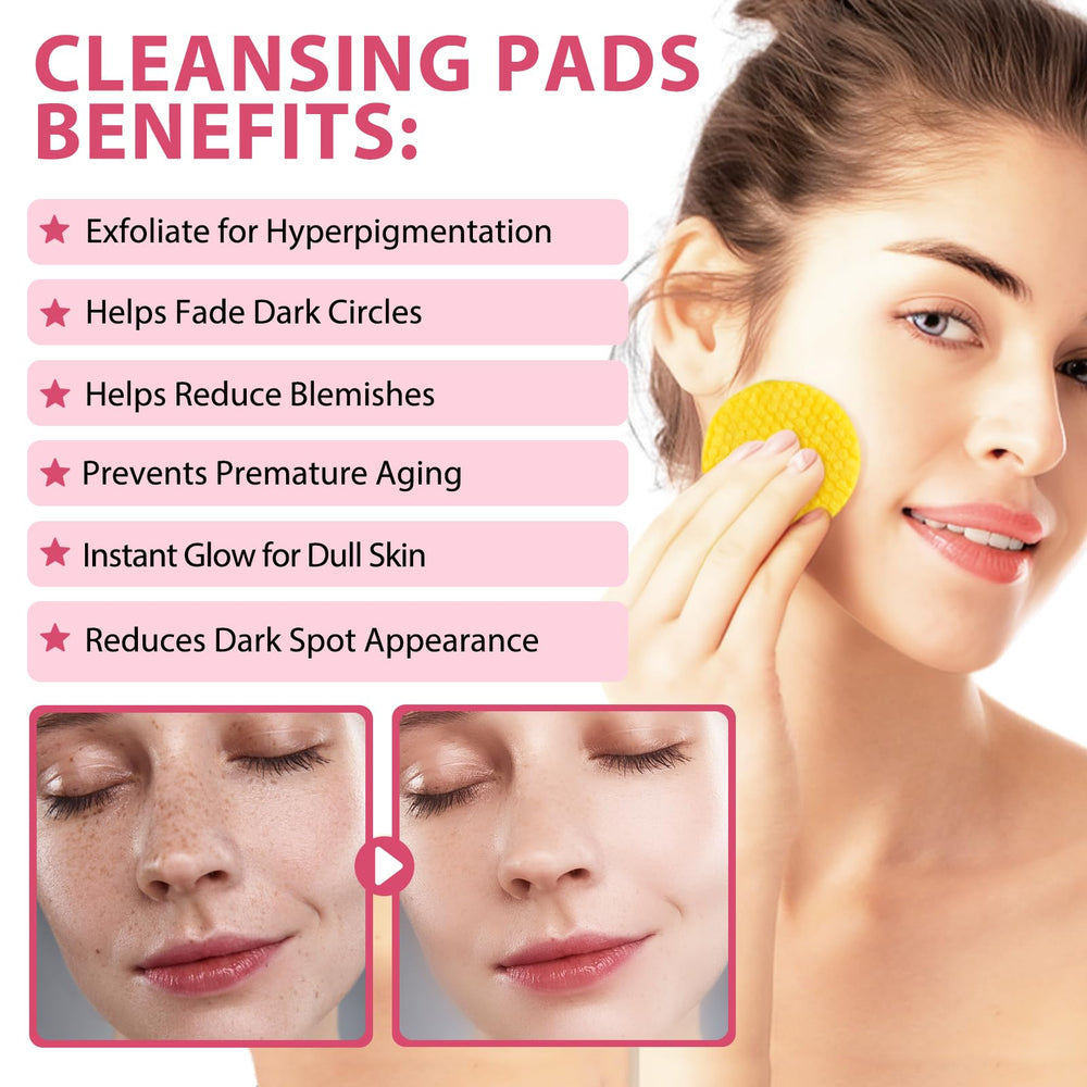 YLXYZUAD cleansing pad after use leaves hydrated, refreshed skin.