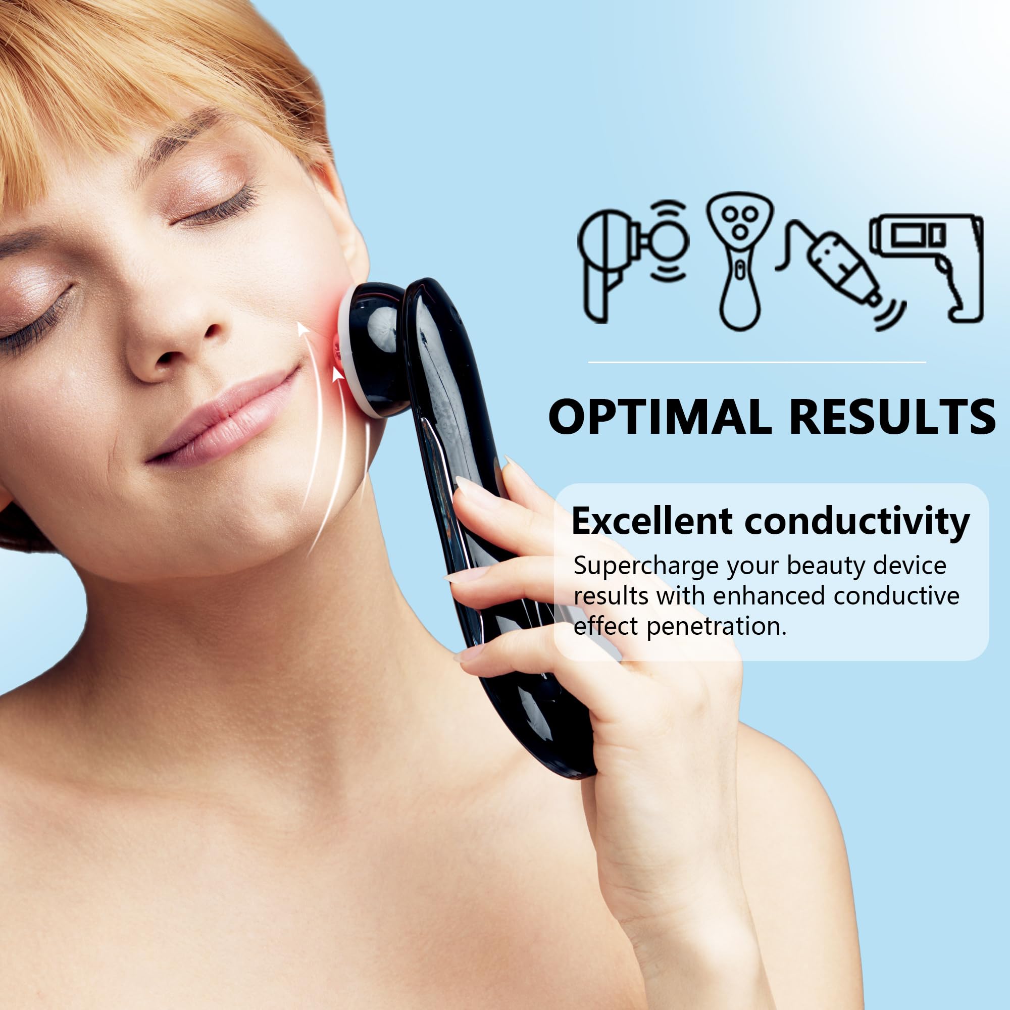 YMEYFAN RF primer application offers a smooth glide during skin tightening sessions.