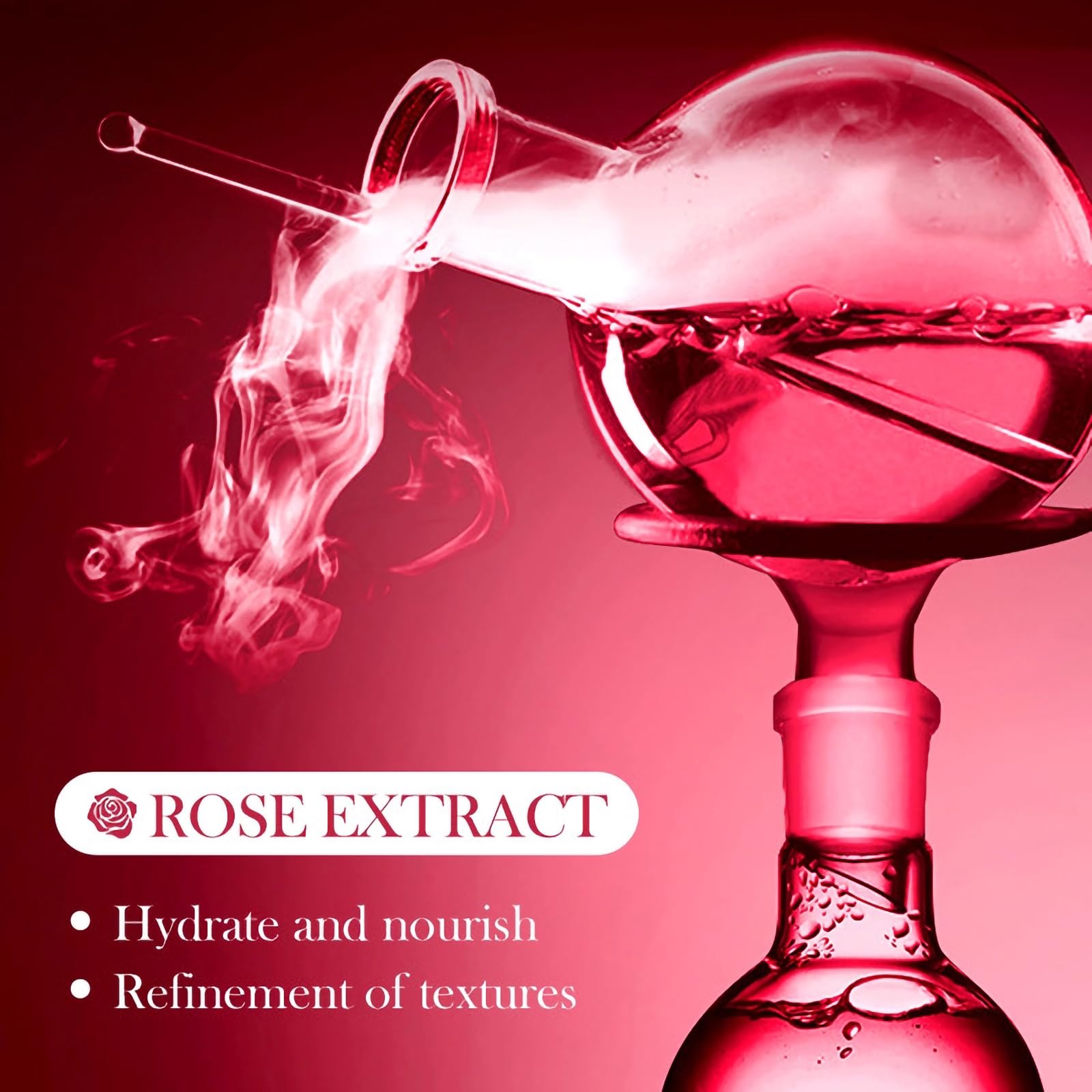 YMEYFAN Rose Pink Eye and Lip Mask Set on display highlights dual treatment.