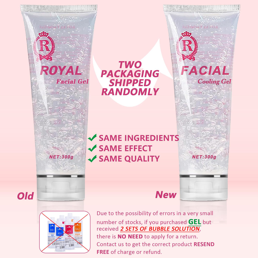 YMEYFAN cooling hydrating gel used with facial device for refreshed skin.