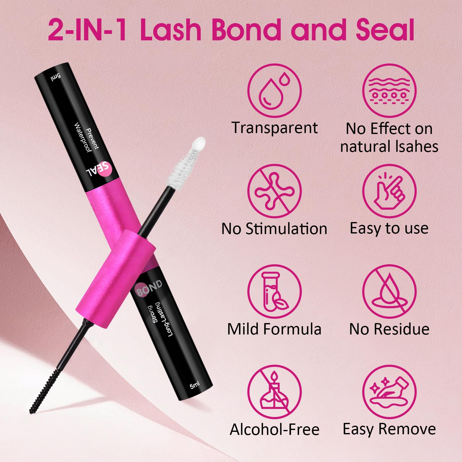 2-in-1 design for convenient touch-ups on the go.