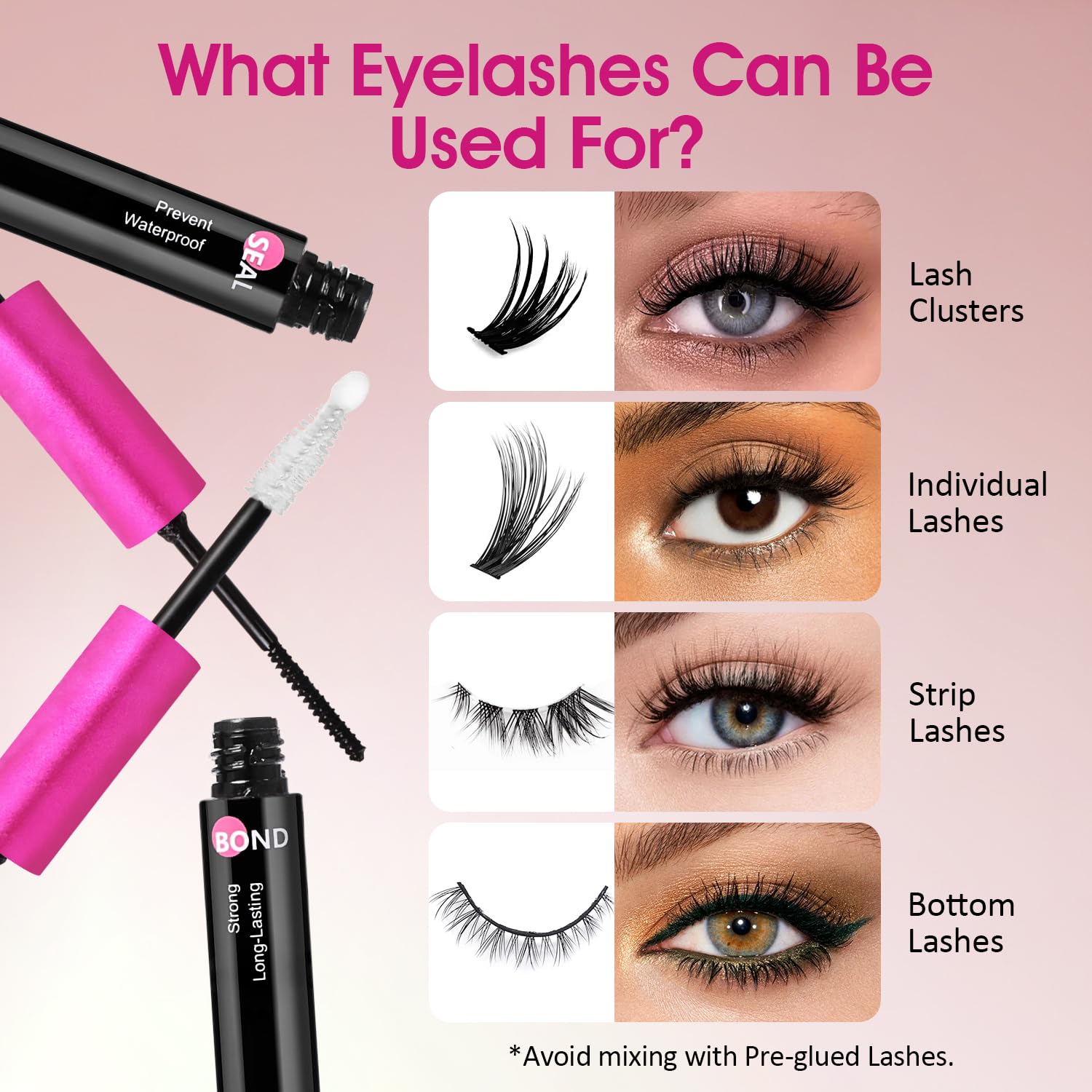 Easy removal with regular eye and lip makeup remover.