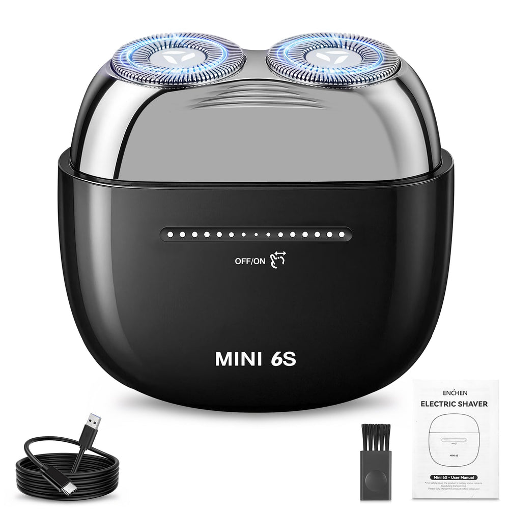 Ynipanda mini electric shaver close-up foil for a smooth, irritation-free shave.