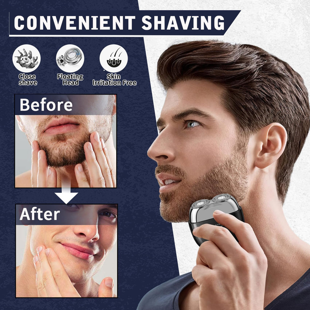 Ynipanda shaver travel lock and USB-C charging for on-the-go use.