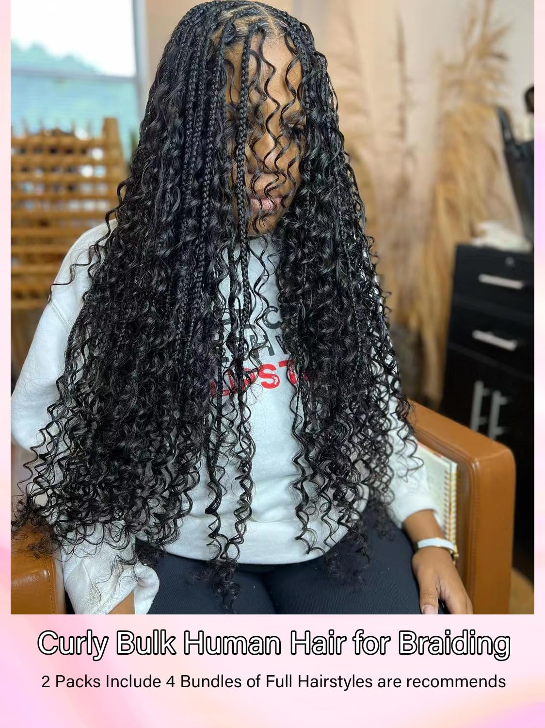 YNiSew curly length appears shorter yet true length