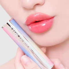 YNM Honey Lip Balm color-shift demonstrates personalized shade adapting to lips.