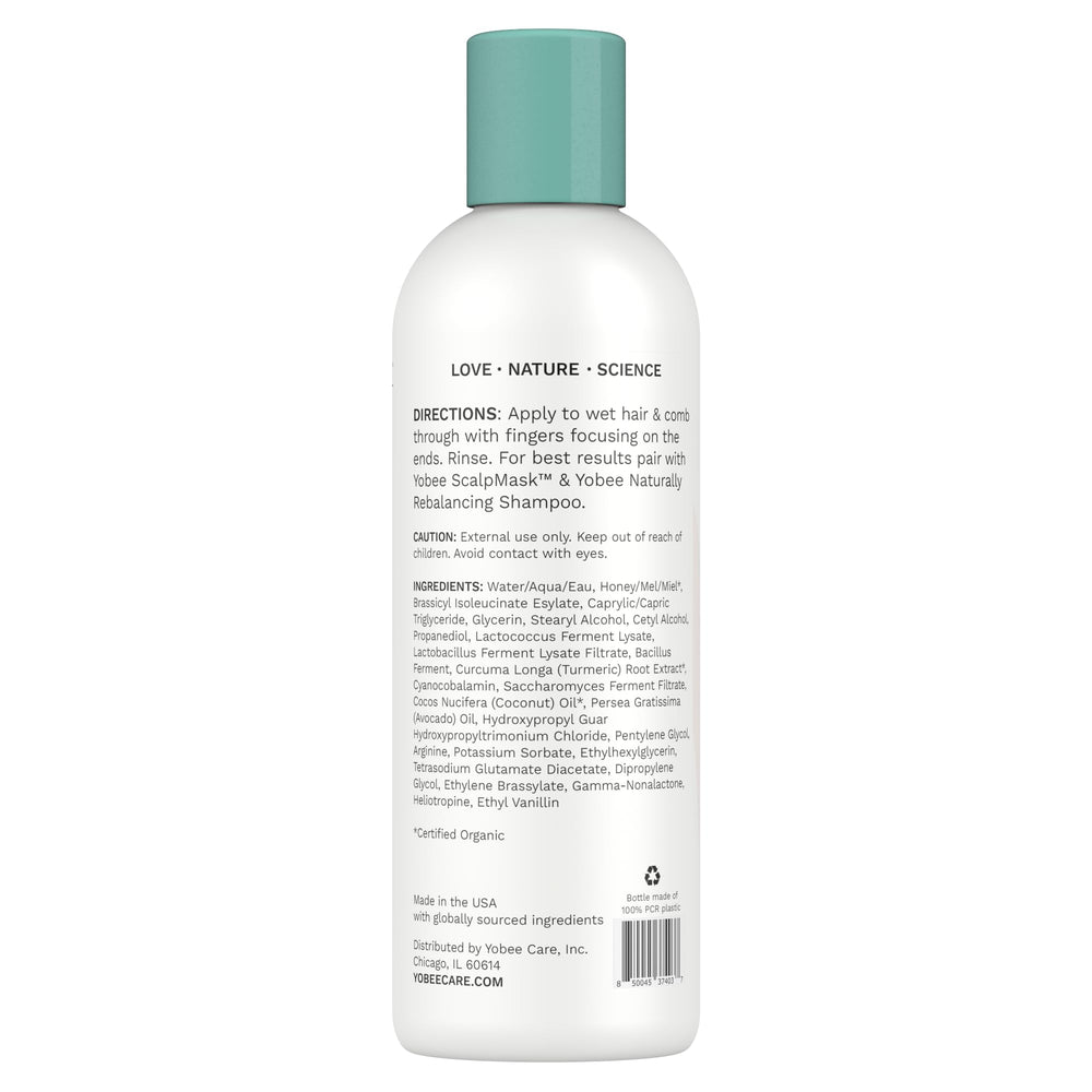 Yobee Probiotic Scalp-application shows soothing routine for itchy flakes.