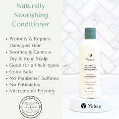 Yobee Probiotic Shampoo foamy-lather close-up indicating rich cleansing action.