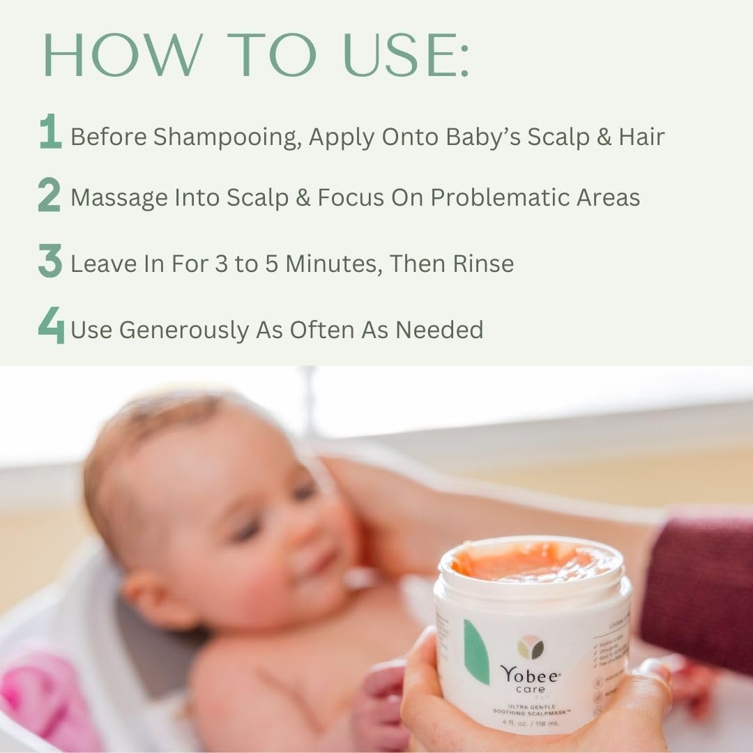 Yobee Ultra Gentle Scalp Mask probiotic blend jar indicating balance