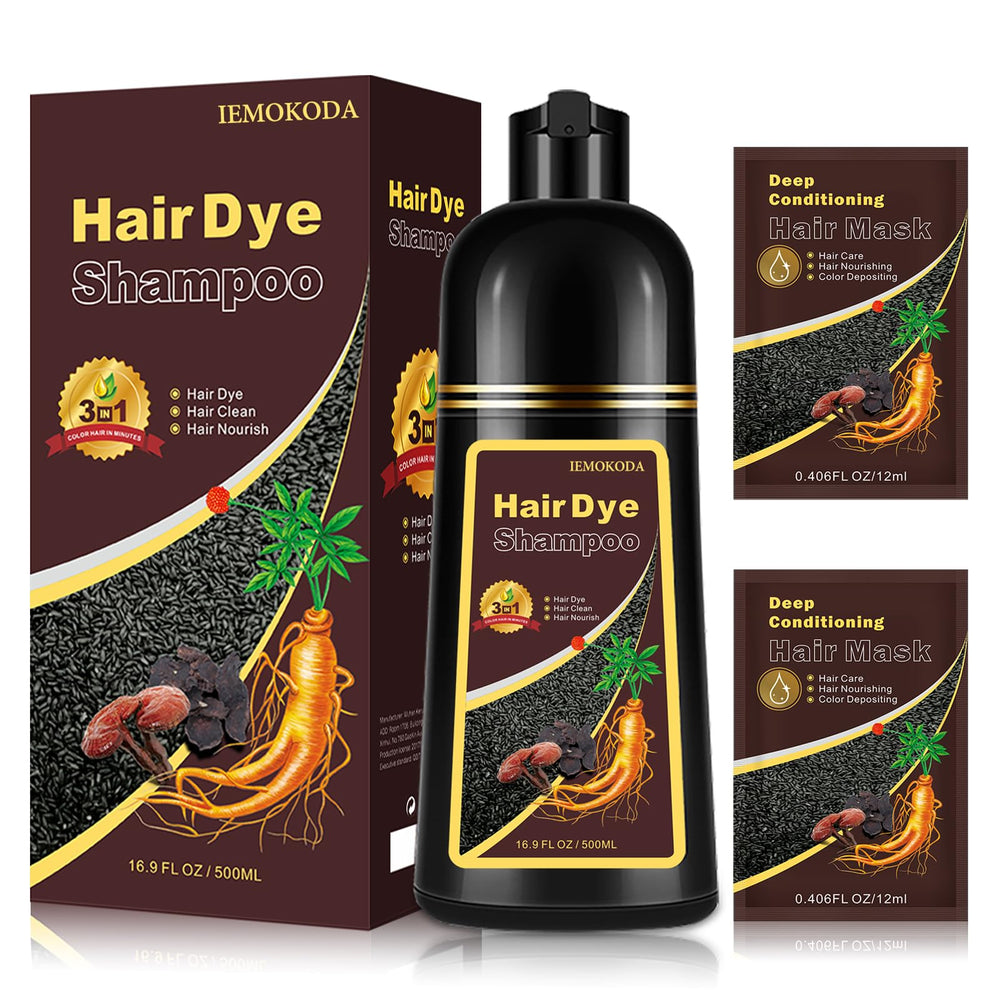 Yocisku Coffee Hair Dye bottle for easy at-home color results.