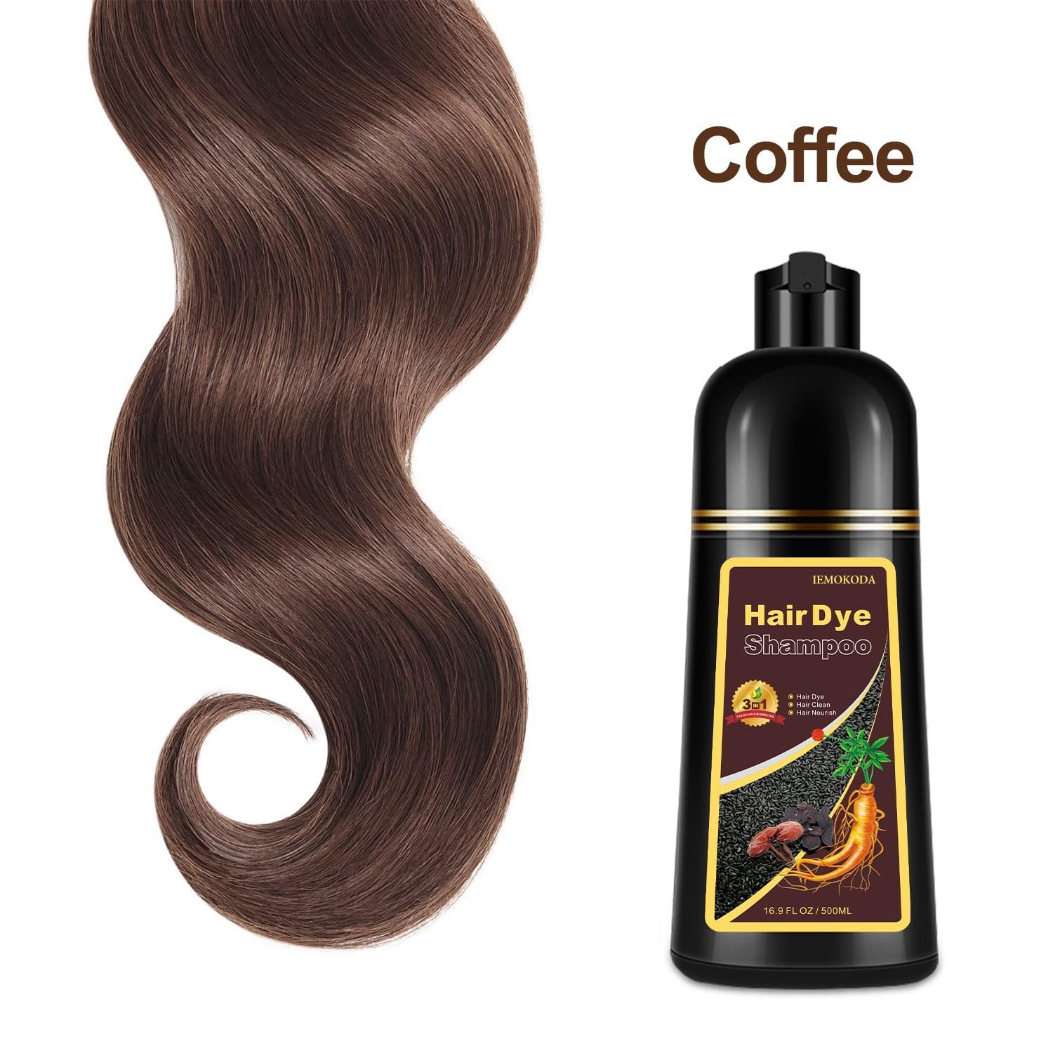Yocisku Coffee Hair Dye color varieties available for multiple looks.