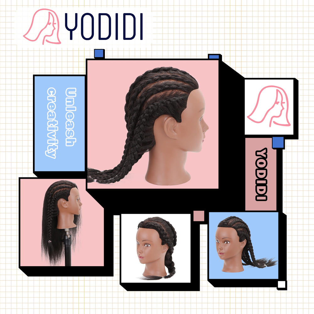 YODIDI educational mannequin head suitable for cosmetology classrooms.
