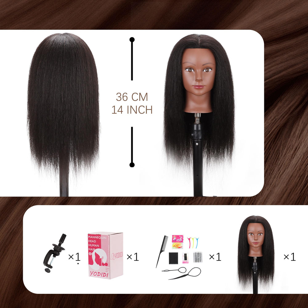 YODIDI mannequin head packaging includes tools and clamp kit.
