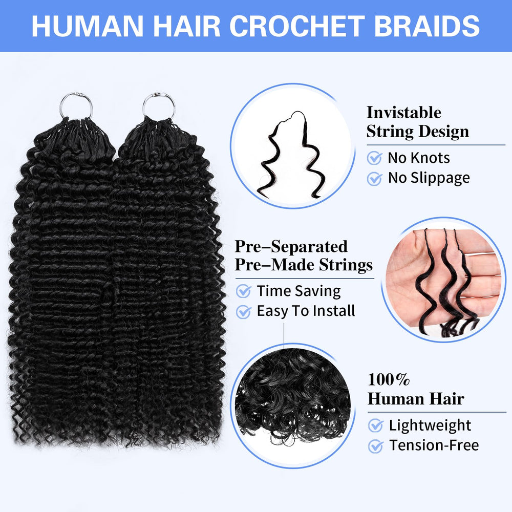 YODIR feather crochet hair knotless extensions for seamless installs.