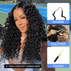 YODIR pre-separated crochet hair for easy threading and braiding.