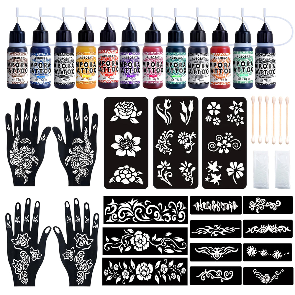 Waterproof yet non-permanent tattoos from YOEALABY for everyday wear.