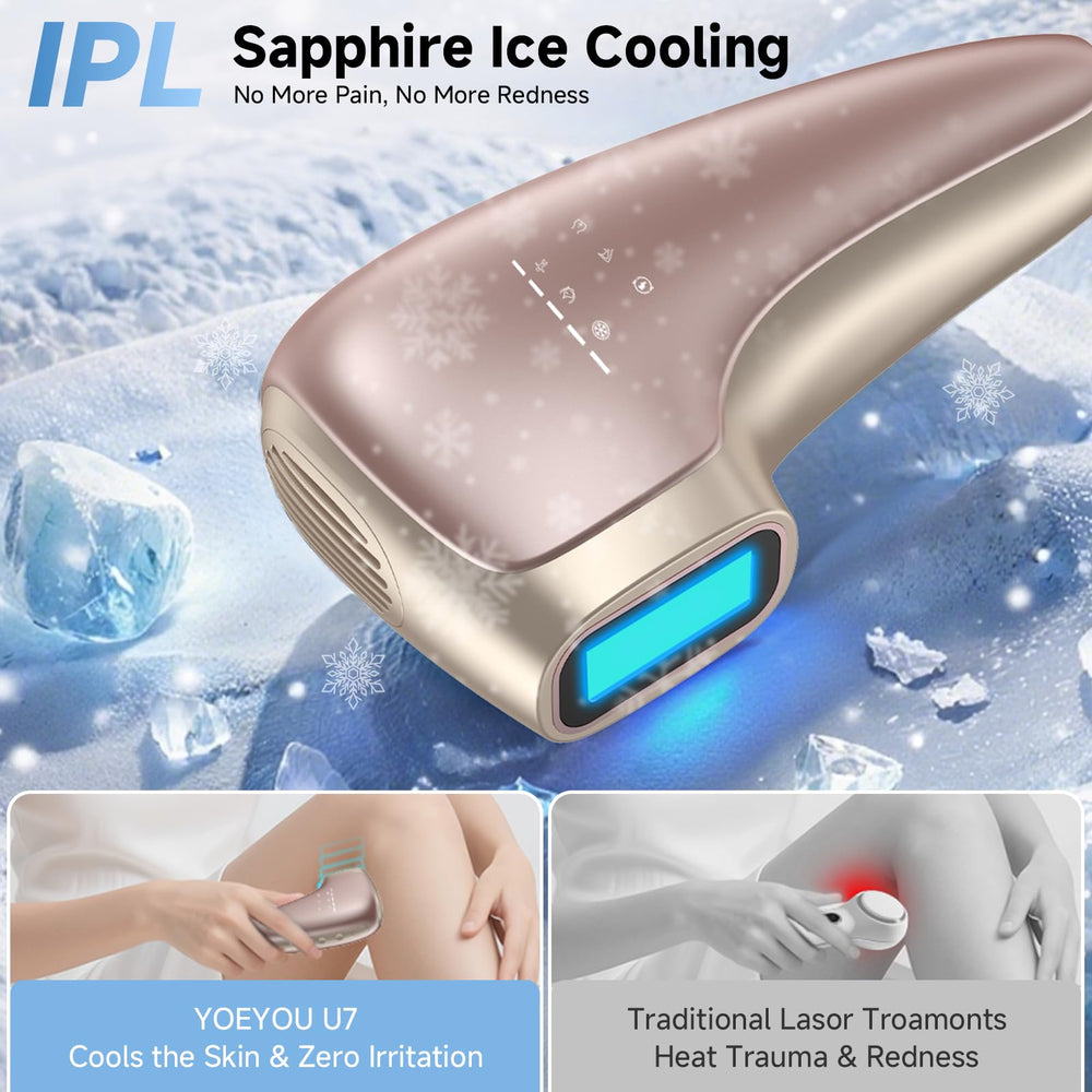 Yoeyou U7 IPL Armpits: comfortable underarm hair removal for everyday wear.