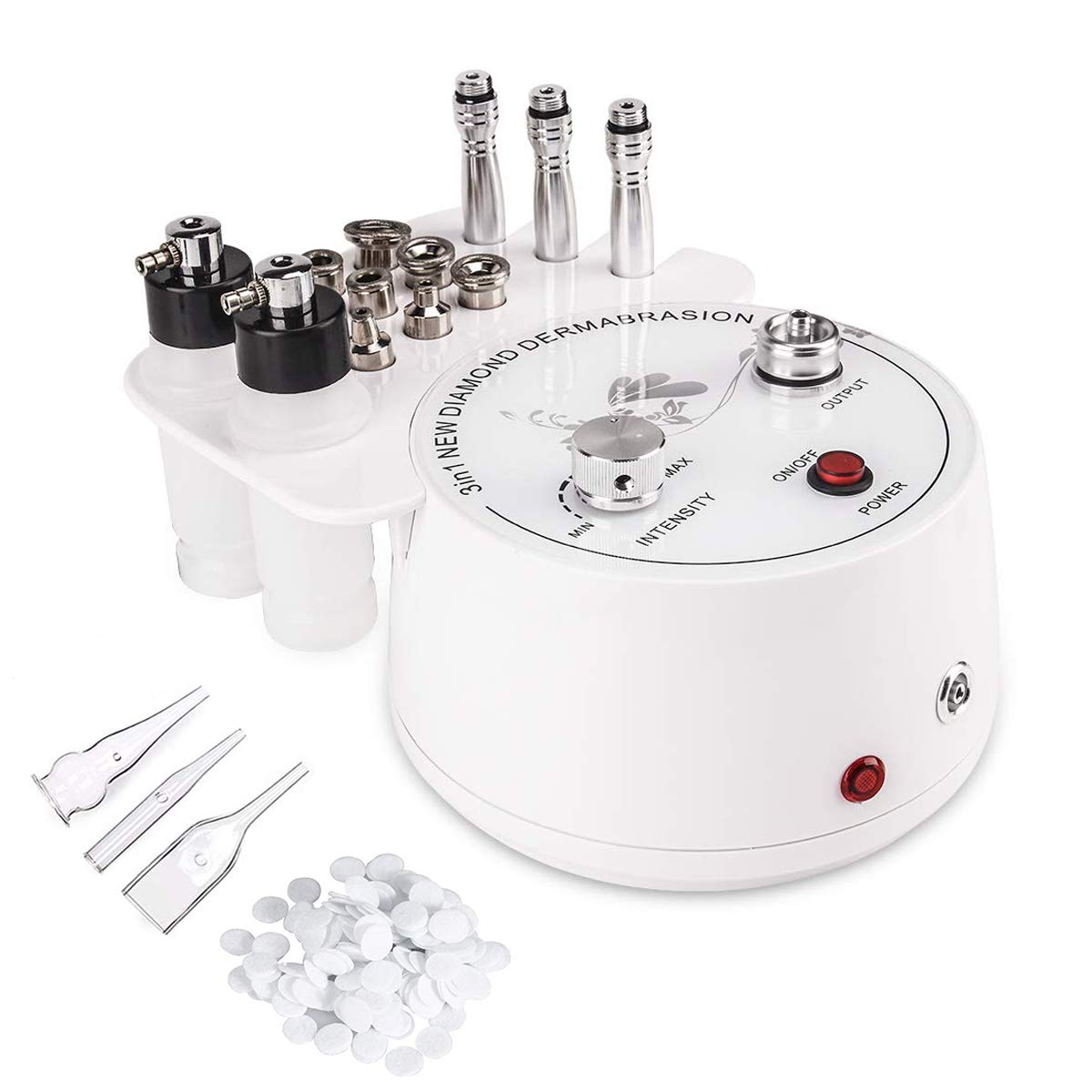 Yofuly Diamond Microdermabrasion Machine 3in1 in use for at home skincare with visible surface refinement