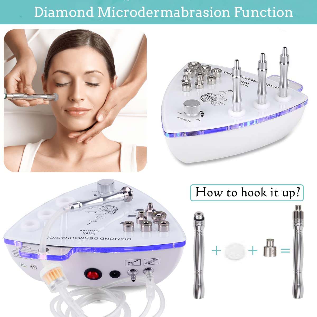 Yofuly home-use setup on a vanity, ready for spa-like sessions