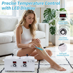 Yofuly wax heater with digital LED display for precise temperature control