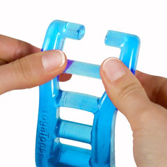 Yoga Toes Classic gel material close-up showing premium, BPA-free construction.